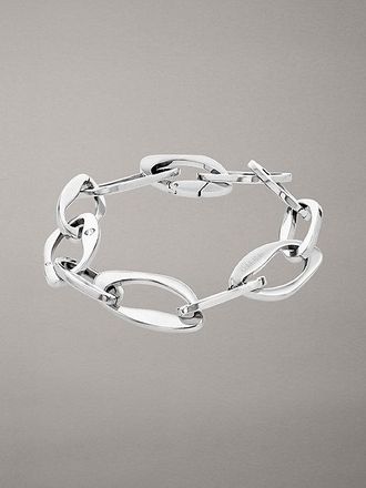 Calvin Klein Pulsera de cadena con forma org&aacute;nica