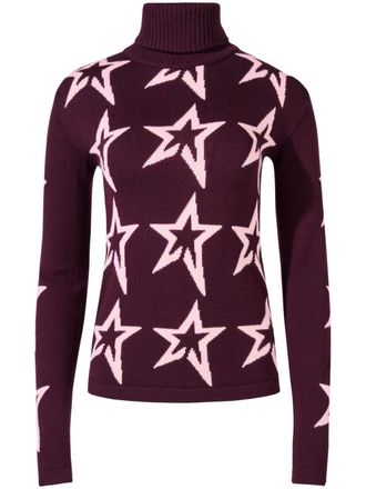 Perfect Moment Star Dust sweater - women - Merino - M - Purple