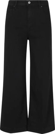 Paige Wide Jeans - Dames - Loose Fit Jeans - Zwart - W28 - Jeans