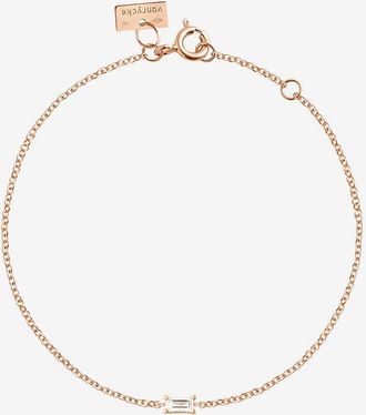 Vanrycke Armband aus Ros&eacute;gold und Diamant Georgia