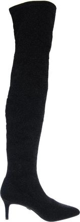 Buffalo Over-knee Laarzen - Dames - Over de knie laarzen - Zwart - 40 EU - Schoenen