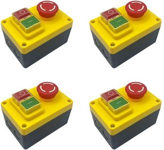 OEM Adecuado Para Cuatro Interruptores Pulsadores Electromagn&eacute;ticos Kjd17d De 250 V Y 16 A, Utilizados Como Interruptores De Parada De Emergencia Para Her