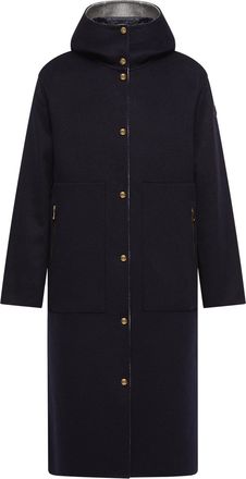Moncler Moncler Anthrene 3-in-1 Wool & Cashmere Blend Hooded Down Jacket, Women, Blue, Size: 00