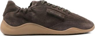 Vic Matié lace-up suede trainers - Brown