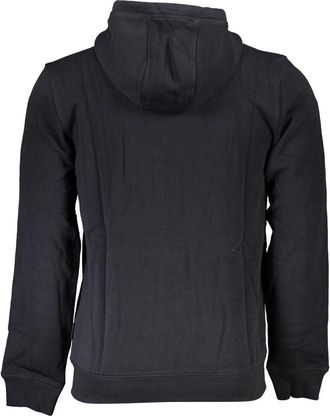 Napapijri Logo-Print Cotton Hoodie - Black