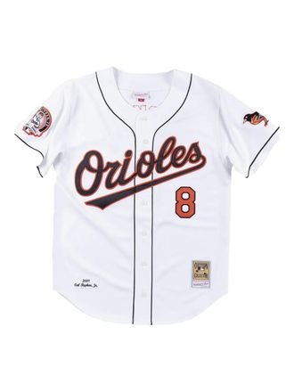 Mitchell & Ness MLB Orioles 2001 Cal Ripken shirt - men - Polyester - M - White