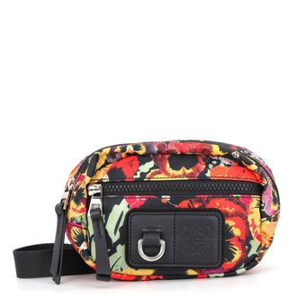 Loewe Black Multi-Color Nylon Leather Sling Bag (Pre-Owned)