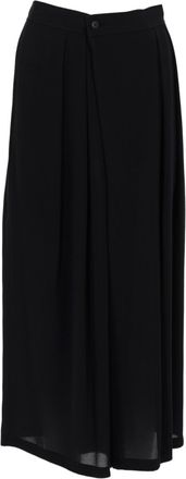 Vince Wide-Leg Pants With Pleat Detail And Button Closure