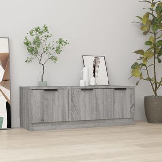 Berkfield Home TV Cabinet Grey Sonoma 102x35x36.5 cm Engineered Wood