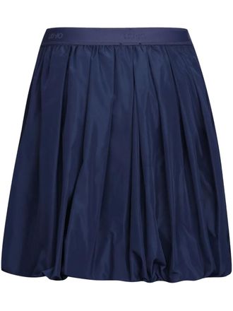 Liu Jo Taffeta mini-rok - Blauw