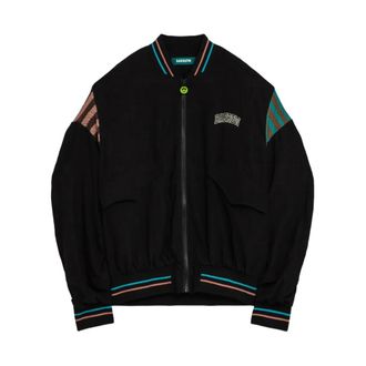 Barrow Bomber Jackets, male, Black, Size: L Souvenir Bomber Jacket