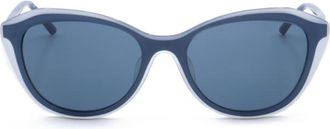 DKNY Ladies Blue Cat Eye Sunglasses DK508S