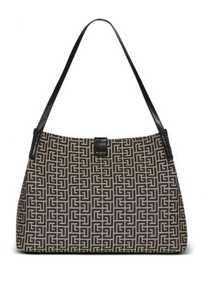 Balmain RELEASE JAQUARD SHOPPER Size: OS, colour: BLACK