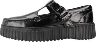 Clarks Stijlvolle Flats voor dagelijks gebruik - Dames - Platte Schoenen - Zwart - 36 EU - Schoenen