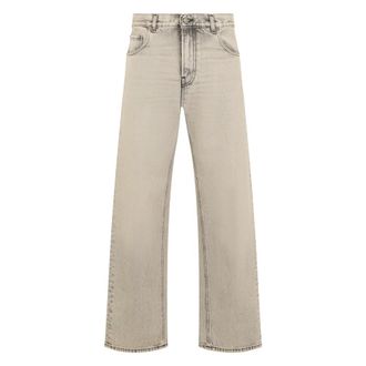 Haikure Bonnie Straight Jeans - Dames - Regular Fit Jeans - Beige - W28 - Katoen - Jeans