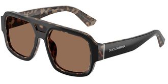 Dolce & Gabbana DG4516 341773 Mens Sunglasses Black Size 55