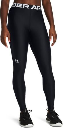 Under Armour HeatGear Leggings in Black //White at Nordstrom, Size X-Large