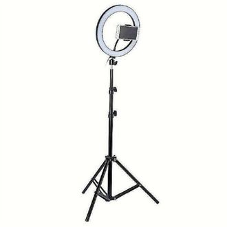 Trade Shop Trade Shop - Linterna Led Con Tres Lampada Anular Para Selfie Streaming De Vivo