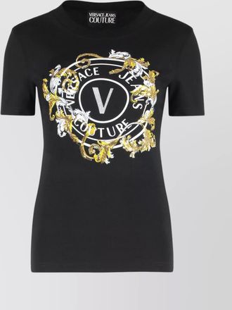 Versace Jeans Couture sequin embellished crew-neck t-shirt with graphic print