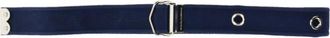 Dolce & Gabbana Navy Blue Logo Buckle Belt