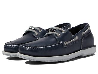 Rockport Ports of Call Perth Mens Lace up casual Shoes Navy Blue Leather : 7.5 W (EE)