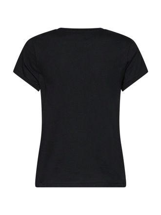 Polo Ralph Lauren Womens Crewneck T-Shirt Classic-Fit Black Cotton T-Shirts & Jerseys