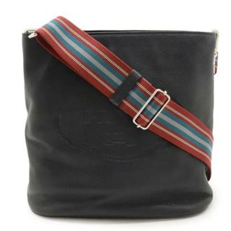 Prada Vintage, unisex, Zwart, ONE Size, Leer, Pre-owned Vintage Cross Body Bag