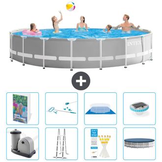 Intex Piscina Prism Frame Redonda - 549x122 Cm - 9-piezas S595