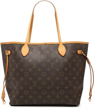 Louis Vuitton 2010 Monogram Neverfull MM tote bag - women - Leather/Fabric - One Size - Brown
