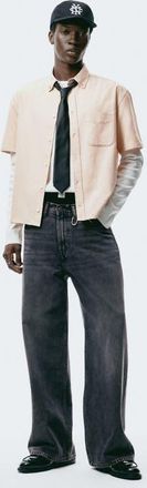 H&M Wide Jeans in Denim Gray at Nordstrom, Size 32 X 30