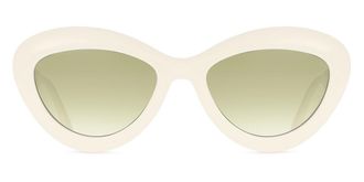 Moschino MOS163/S SZJ/9K Womens Sunglasses White Size 55