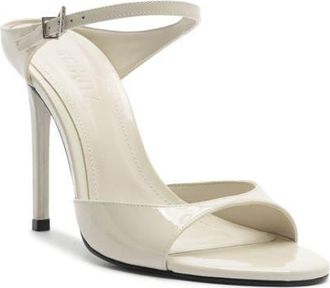 Schutz Lyra Ankle Strap Sandal in Sugar White at Nordstrom, Size 5.5