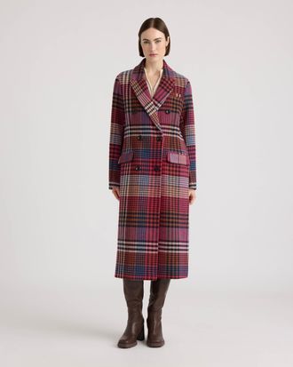 NVLT Womens Long Coat with Notch Collar