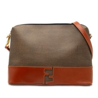Fendi Pre-owned Fendi Coated Canvas Crossbody Ladies 8T14YIS4DOJM86XL