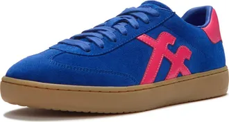 FitFlop The Dash T-Toe Suede Sneakers in True Blue/berry Rose at Nordstrom, Size 8