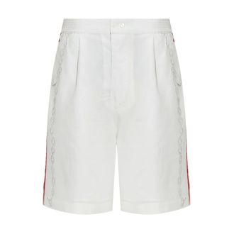 Jacquemus Heren, Korte broeken, Wit, Maat: XL Linnen