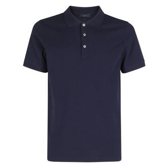 Fay Polo Shirts, male, Blue, Size: 2XL Piqu&eacute; Polo Shirt