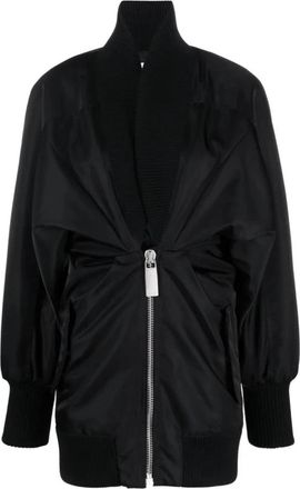 Off-white Zwarte Mini Puff Jurk - Dames - Korte kleedjes - Zwart - S - Kleedjes