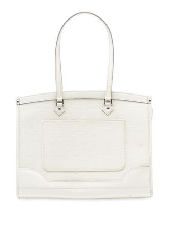 Louis Vuitton 2008 Epi Madeleine GM schoudertas - Wit