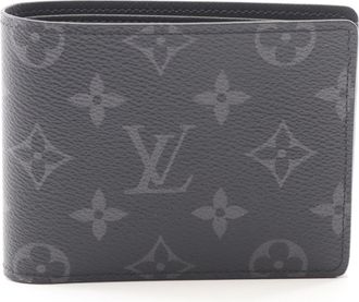 Louis Vuitton Black Monogram Eclipse Pvc Wallet (Bi-Fold) (Pre-Owned)