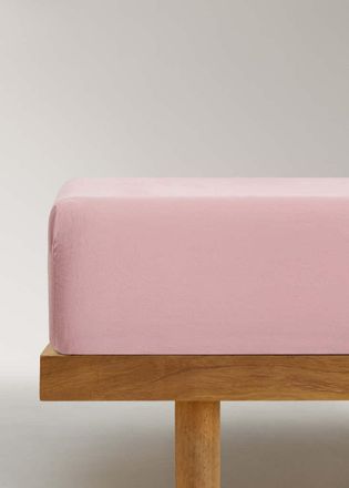 Mango Lenzuolo inferiore bimbo/a percalle di cotone letto 90 cm viola chiaro/pastello - Home - Letto 90 cm - MANGO HOME