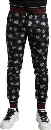 Dolce & Gabbana Trainingsbroeken - Heren - Sweatpants - Veelkleurig - M - Broeken