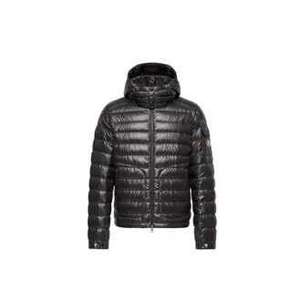 Moncler Moncler Lauros Hooded Short Down Jacket, Men, Black, Size: 1