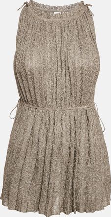 M Missoni Metallic Lurex Knit Sleeveless Top