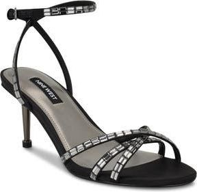 Nine West Amseta Sandal in Black at Nordstrom Rack, Size 8.5