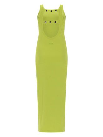 Msgm Viscose Dress - Yellow