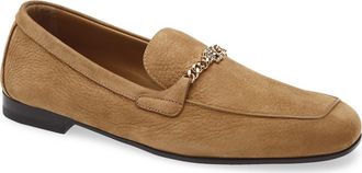 Versace Medusa Chain Loafer in Rubber-Versace Gold at Nordstrom, Size 11.5Us