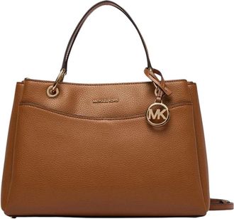 Michael Kors May Schoudertas - Dames - Handtassen - Bruin - ONE Size - Leer - Tassen