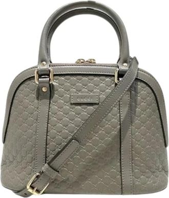 Gucci Pre-owned Cuoio borse-gucci - - Pre-owned - Donna - Grigio - ONE SIZE