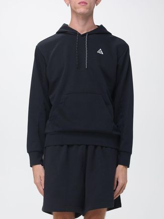 Nike Contrast Logo Hoodie with Kangaroo Pocket and Drawstring